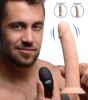Picture of 7X Inflatable and Vibrating Remote Control Silicone Dildo - 8.5 Inch