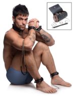Picture of Kinky Clutch Black Bondage Set with Carrying Case