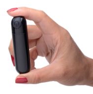 Picture of 10X Rechargeable Vibrating Metallic Bullet - Black