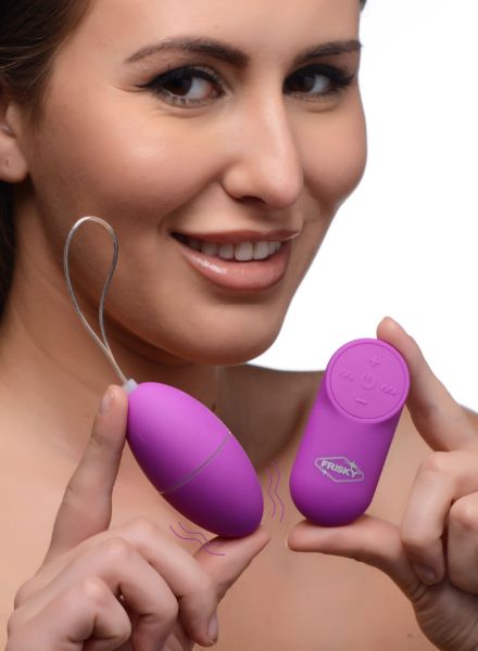 Picture of 28X Scrambler Vibrating Egg with Remote Control - Purple