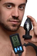 Picture of E-Stim Pro Silicone Vibrating Anal Plug with Remote Control