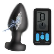 Picture of E-Stim Pro Silicone Vibrating Anal Plug with Remote Control