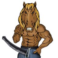 Picture of Pony Boy 17 Inch Horse Dildo