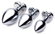 Picture of Red Heart Gem Anal Plug Set
