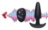 Picture of Voice Activated 10X Silicone Vibrating Slim Butt Plug with Remote Control