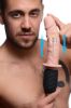 Picture of Power Pounder Vibrating and Thrusting Silicone Dildo - Light