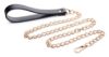 Picture of Leashed Lover Black and Gold Chain Leash