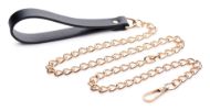 Picture of Leashed Lover Black and Gold Chain Leash