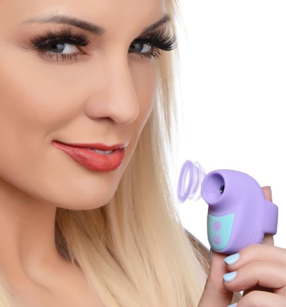 Picture of 12X Mini Silicone Clit Stimulator - Purple