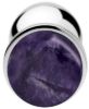 Picture of Genuine Amethyst Gemstone Anal Plug - Small