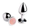 Picture of Authentic Rose Quartz Gemstone Anal Plug - Large