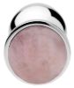 Picture of Authentic Rose Quartz Gemstone Anal Plug - Small