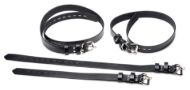 Picture of 4 Pack Leather Locking Bondage Straps