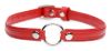 Picture of Fiery Pet Leather Choker with Silver Ring