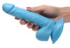 Picture of 6.5 Inch Dildo with Balls - Blue