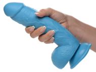 Picture of 8.25 Inch Dildo with Balls - Blue