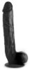 Picture of Long Logan 10 Inch Dildo with Balls - Black