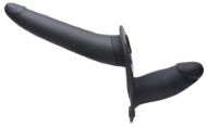 Picture of 28X Power Pegger Beginner Vibrating Double Dildo with Harness and Remote