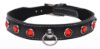 Picture of Fierce Vixen Leather Choker with Rhinestones - Red
