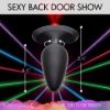 Picture of 28X Laser Fuck Me Silicone Anal Plug with Remote Control - Large