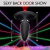 Picture of 28X Laser Fuck Me Silicone Anal Plug with Remote Control - Small