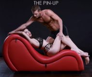 Picture of Kinky Couch Sex Chaise Lounge with Love Pillows - Red