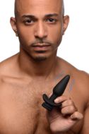 Picture of Interchangeable 10X Vibrating Silicone Anal Plug with Remote - Small