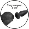 Picture of Interchangeable Black and White Fox Tail