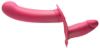 Picture of 28X Double Diva 1.5 Inch Double Dildo with Harness and Remote Control - Pink