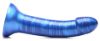 Picture of 7 Inch Metallic Silicone Dildo - Blue