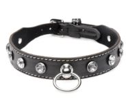 Picture of Rhinestone Choker with O-Ring - Clear