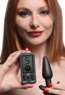 Picture of 25X Vibrating Silicone Butt Plug with Remote Control
