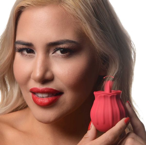 Picture of Bloomgasm Wild Violet 10X Silicone Clit Licking Stimulator - Red