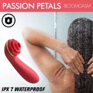 Picture of Passion Petals 10X Silicone Suction Rose Vibrator - Red