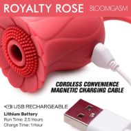 Picture of Royalty Rose Textured Suction Clit Stimulator