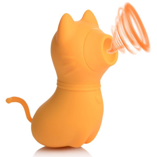 Picture of Sucky Kitty Silicone Clitoral Stimulator - Orange