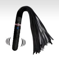 Picture of 9X Vibrating Silicone Dildo Flogger