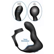 Picture of 10X Inflatable and Vibrating Prostate Plug with Cock and Ball Ring