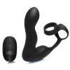 Picture of 10X Inflatable and Vibrating Prostate Plug with Cock and Ball Ring