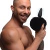 Picture of Large Vibrating Anal Plug with Interchangeable Bunny Tail - Black