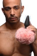 Picture of Large Vibrating Anal Plug with Interchangeable Bunny Tail - Pink