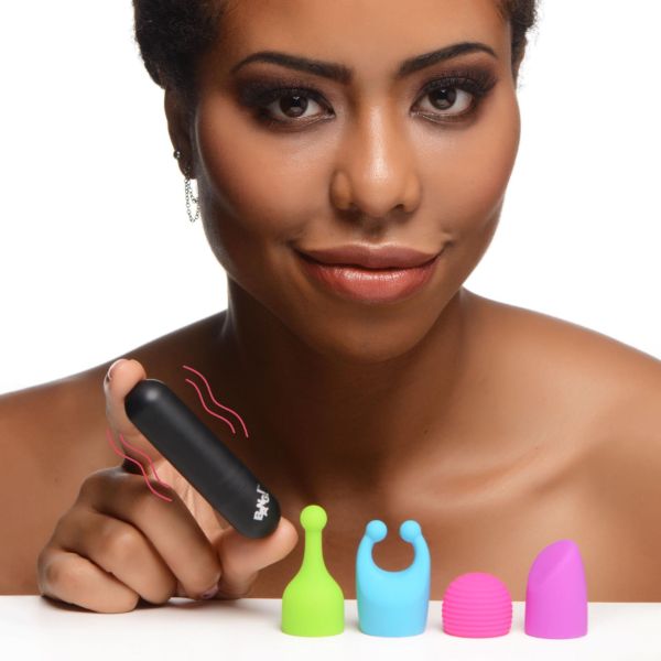 Picture of 7X Rechargeable Bullet with 4 Attachments