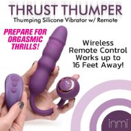 Picture of Thrust Thumper Thrusting Silicone Vibrator with Remote