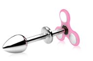 Picture of Light Up Emoji Fidget Spinner Butt Plug