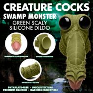 Picture of Swamp Monster Green Scaly Silicone Dildo
