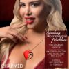 Picture of 10X Vibrating Silicone Heart Necklace