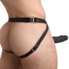 Picture of 2 Inch Erection Realistic Silicone Penis Sheath - Black