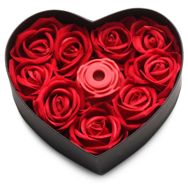 Picture of The Rose Lover's Gift Box 10X Clit Suction Rose - Red