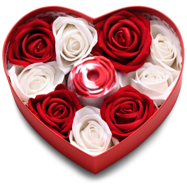 Picture of The Rose Lovers Gift Box 10x Clit Suction Rose - Swirl