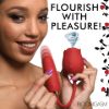 Picture of 10X Romping Rose Suction and Thrusting Vibrator
